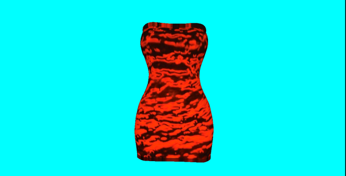 Lava Strapless Dress Boxed
