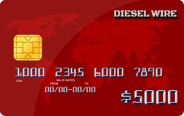 Diesel Wire Gift Card $5000 (wear/add)