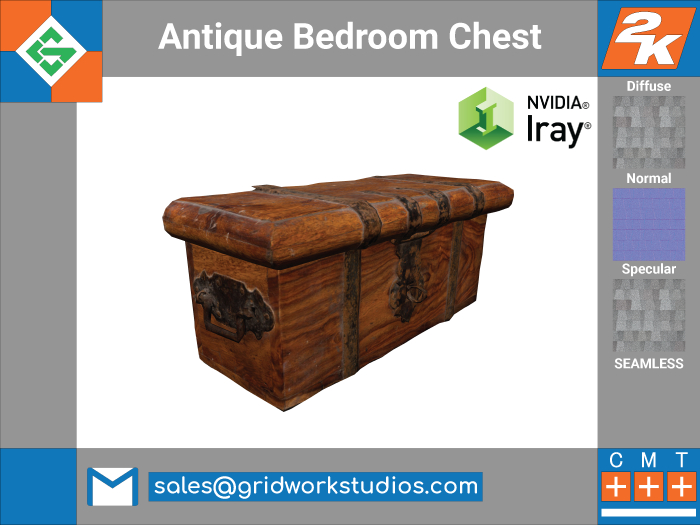 MESH: Antique Bedroom Chest