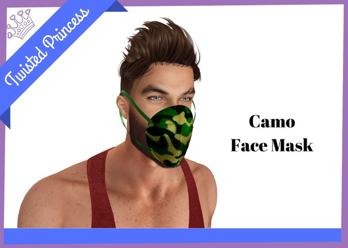 TP - Camo Protective Mask male size -packer