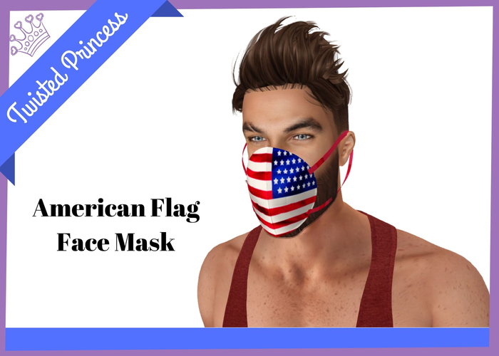 TP - Male / Female American Flag Protective Mask 