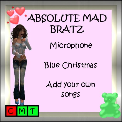 Microphone Blue Christmas