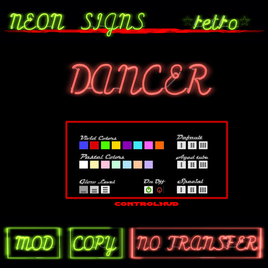 Design your Neon Sign Kit ** Dancer **