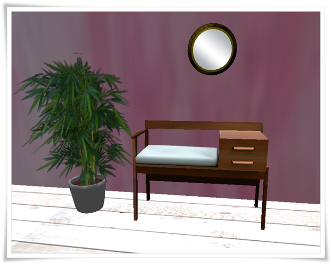 202001 Second Life Marketplace - 202001 Retro phone chair