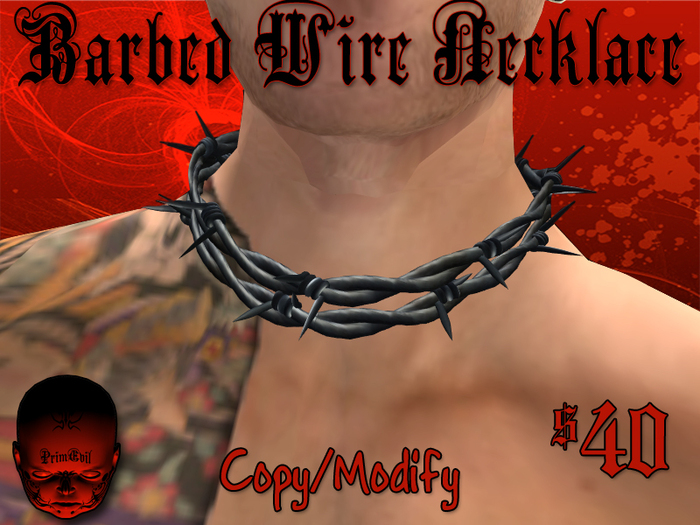 PrimEvil: Barbed Wire Necklace 2 