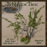 Lilly & Tree Birdbath White