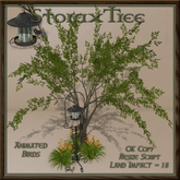 Lilly & Tree Bird Feeder Black