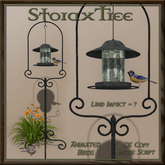Lilly & Bird Feeder Black