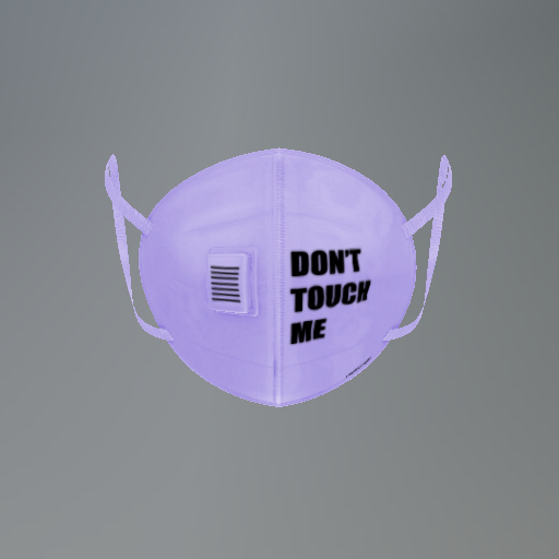Lavender Social Distancing Mesh Face Mask