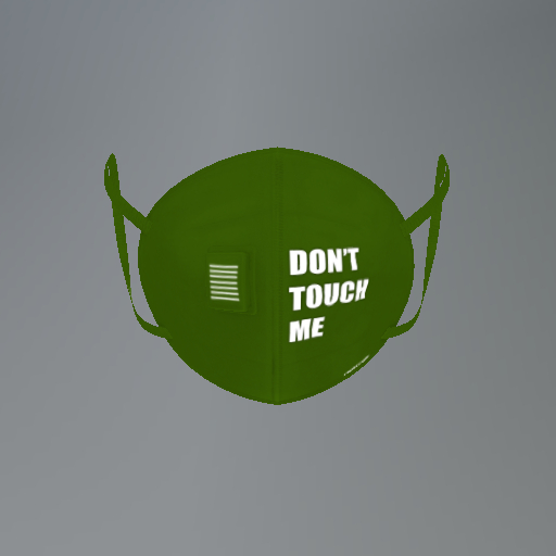 Olive Social Distancing Mesh Face Mask box