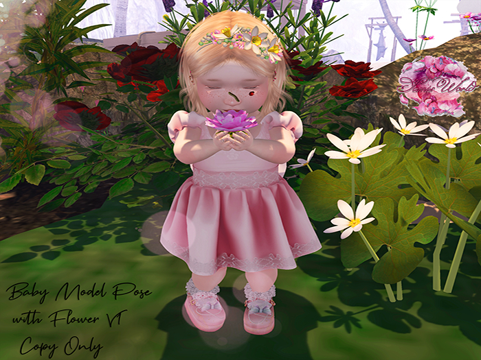 (Samis World) Baby Model Pose Flower v1