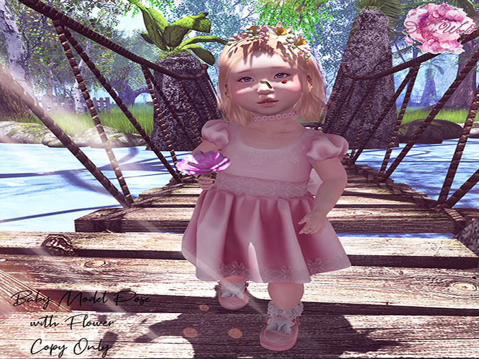 (Samis World) Baby Model Pose Flower v3