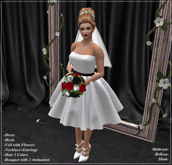 *YT* Sweet Rockabilly Wedding Complete Outfit