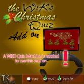 the Wiko Christmas Quiz luxe add on