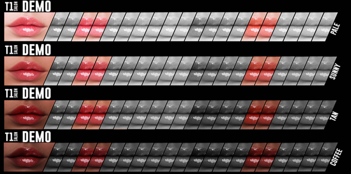 TOP1SALON - HD BARELY LIPSTICK (Genus) DEMO