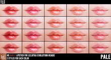 TOP1SALON - HD BARELY LIPSTICK (Lelutka Evolution) PALE