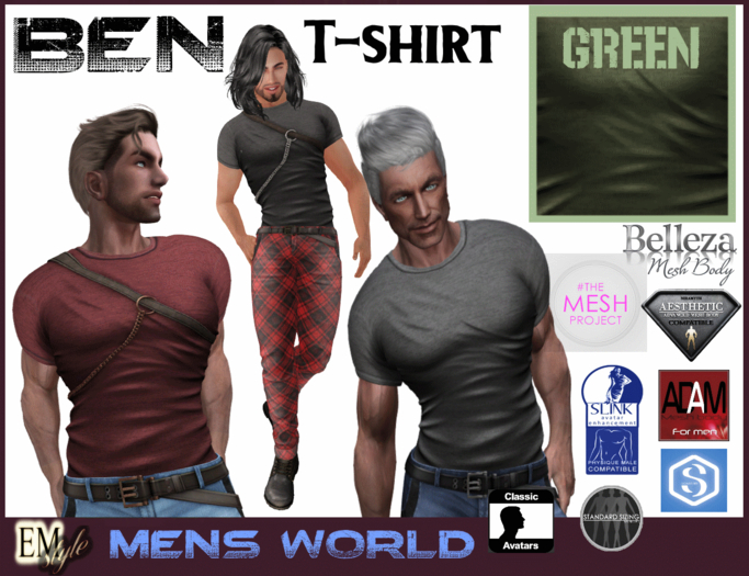 EMS - BEN SHIRT - GREEN PACK