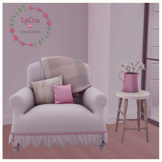 LpOca  Country Chair Setting/white