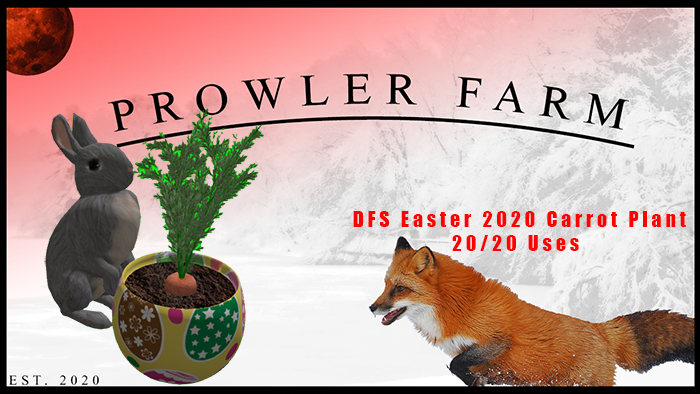 DFS Easter 2020 Carrot Plant