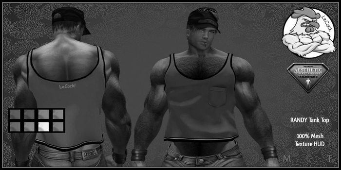 LeCock - AESTHETIC RANDY Tank Top DEMO