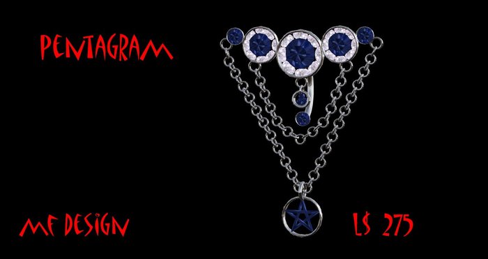 Bellyring Pentagram/Saphir
