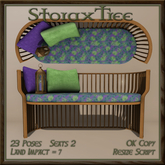 Modern Patio Loveseat A16