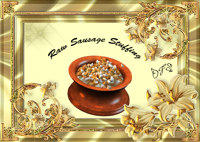 DFS Raw Sausage Stuffing Textures