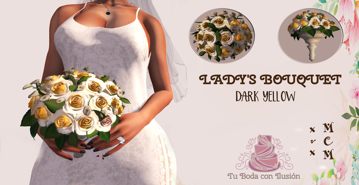 LADY'S BOUQUET DARK YELLOW