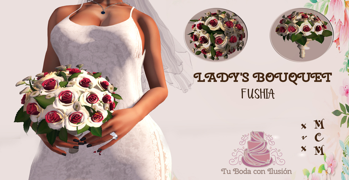LADY'S BOUQUET  FUSHIA