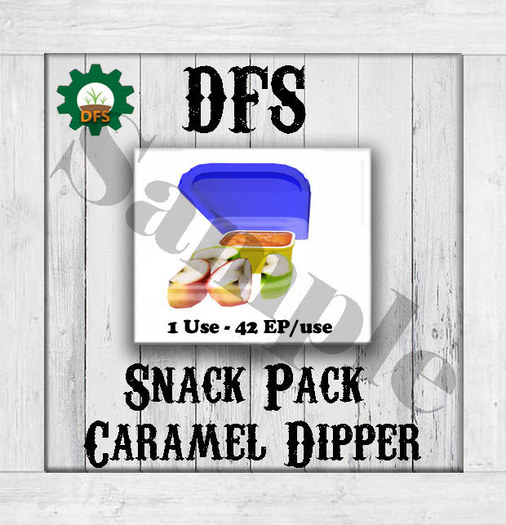 THF WHITE DFS Snack Pack Caramel  Dipper