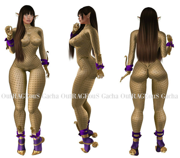 ::Axix:: Pixie - 3 Piece Set - Gold & Purple