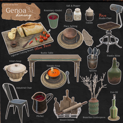 ..::THOR::.. Genoa Studio Chair RARE - Genoa Dining