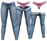 RIOT / Juno Strip Jeans - Blue58 | Maitreya / Belleza / Slink / Legacy