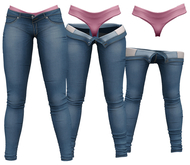 RIOT / Juno Strip Jeans - Blue46 | Maitreya / Belleza / Slink / Legacy