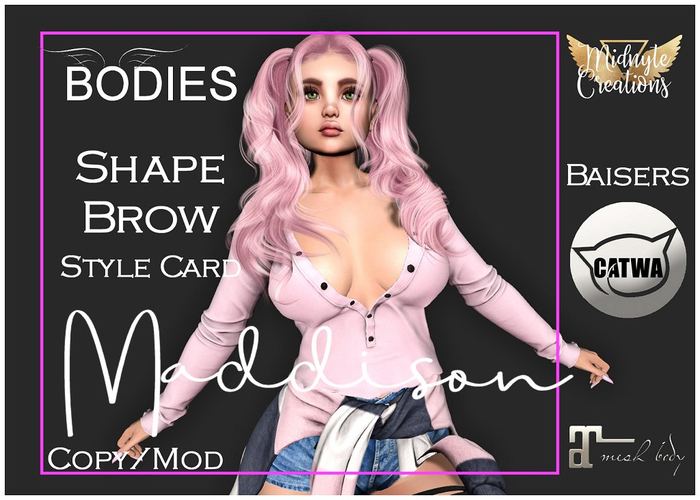 <MC>Maddison 4 Catwa Baisers/Maitreya(add me)