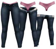 RIOT / Juno Strip Jeans - Blue22 | Maitreya / Belleza / Slink / Legacy