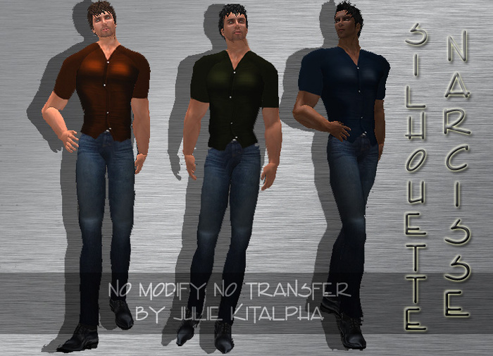 + Silhouette + Male - Narcisse - Black