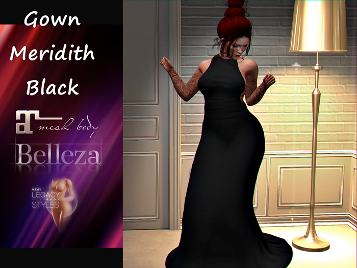 {RP} Gown Meridith Black