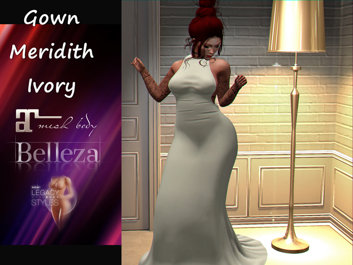 {RP} Gown Meridith Ivory