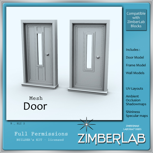 Front Door full perm - ZimberLab Door B