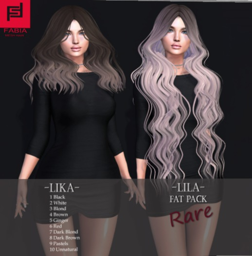 -FABIA- Gacha   <Lila > Fat Pack RARE 1