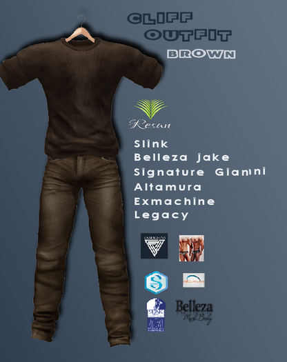 Res_Cliff Outfit Brown