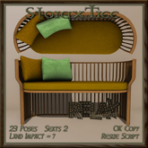 Modern Patio Loveseat B3
