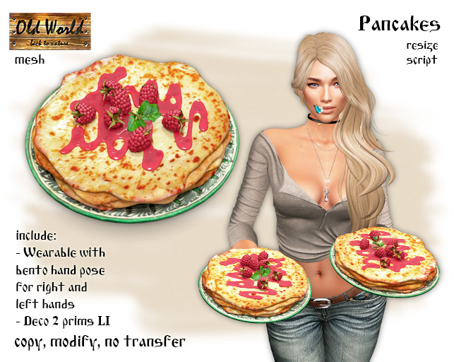 Raspberry Pancakes - Old World - Medieval / Rustic 