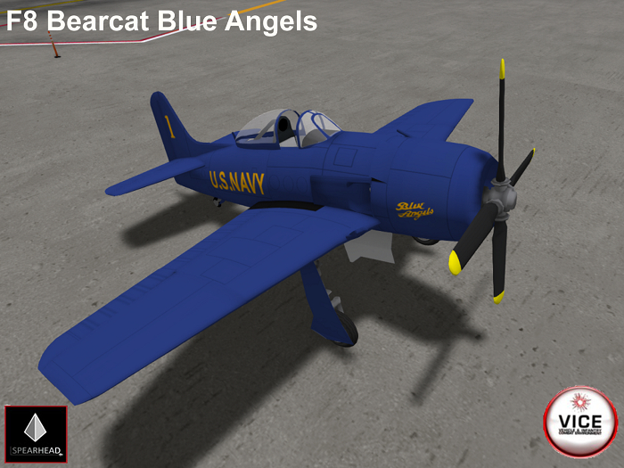 F8 Bearcat Blue Angels