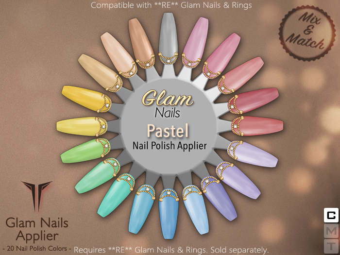**RE** Glam - Pastel Nail Polish Applier BOX