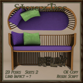 Modern Patio Loveseat B16