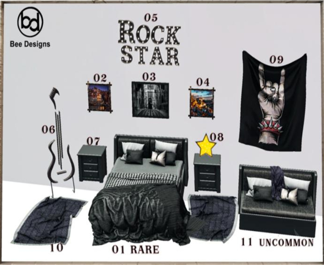 Bee Designs Rock Star gacha 10
