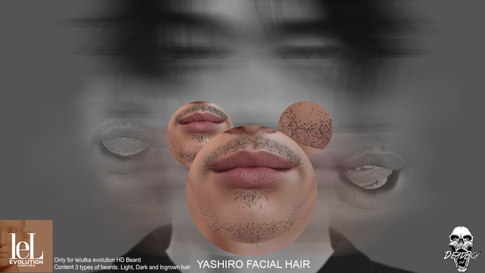 [DeadBoy.ink] Yashiro Facial Hair