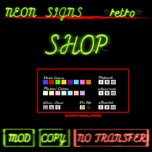 [MESH] Design your Neon Sign Kit ** Shop **